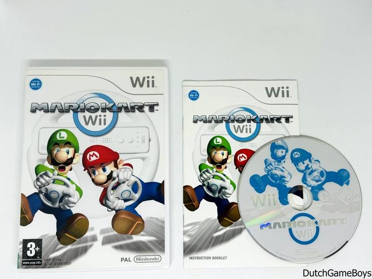 Nintendo Wii - Mario Kart Wii - UKV (1), Games en Spelcomputers, Games | Nintendo Wii, Gebruikt, Verzenden