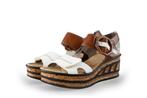 Rieker Sandalen in maat 37 Wit | 5% extra korting, Verzenden, Wit, Nieuw, Sandalen of Muiltjes