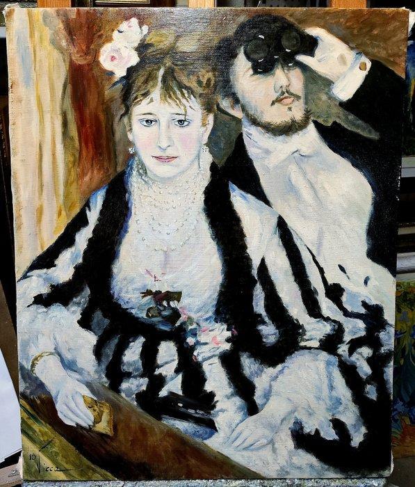 Stefano Vicca (XX-XXI), da Pierre-Auguste Renoir - Il Palco, Antiek en Kunst, Kunst | Schilderijen | Klassiek