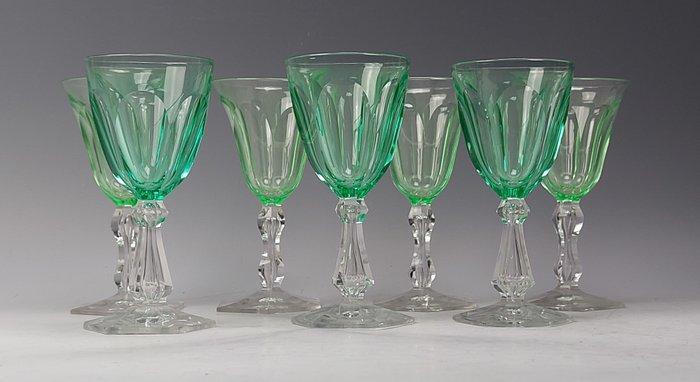 Val Saint Lambert - Wijnglas (7) - Kristal, Antiek en Kunst, Kunst | Designobjecten