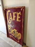 Cafe Bistro - Reclamebord - Hout, Antiek en Kunst