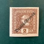Oostenrijk 1919 - 2 Heller in schaduw lichtbruin met, Gestempeld