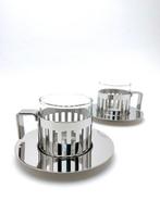 Alessi - Aldo Rossi - Tasse et soucoupe (2) - Acier, Antiek en Kunst