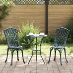 vidaXL 3-delige Bistro Set voor in de Tuin - Groene, Tuin en Terras, Verzenden, Nieuw