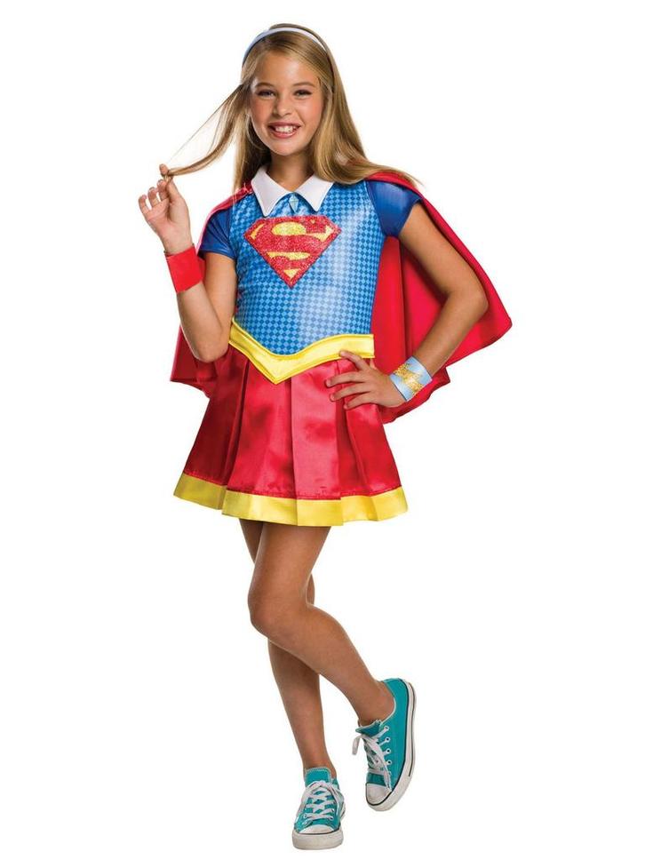 Supergirl Pak Kind Luxe, Kinderen en Baby's, Carnavalskleding en Verkleedspullen, Nieuw, Verzenden