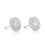 Oorbellen - 18 karaat Witgoud - 2.90ct. tw. Diamant, Nieuw