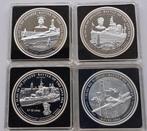 Nederland - Lot van 8 Herdenkingsmunt, Battle of the Java