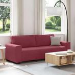 vidaXL 3-zitsbank wijnrood 180 cm stof, Huis en Inrichting, Zetels | Zetels, Verzenden, Nieuw