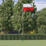 vidaXL Vlag met vlaggenmast Polen 6,23 m aluminium, Diversen, Vlaggen en Wimpels, Verzenden, Nieuw