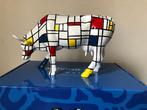 Beeld, Cow Parade. Cowparade. Moondrian Large. - 19.5 cm -, Antiek en Kunst, Curiosa en Brocante