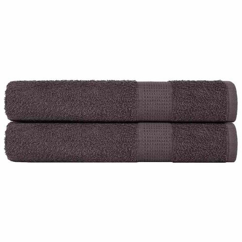 vidaXL Handdoeken 2 st 100x200cm 360 g/m² 100% katoen, Maison & Meubles, Salle de bain | Linge de bain & Accessoires, Envoi