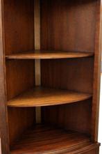 Meuble cabinet sur pied - Acajou, Verre - H : 180,3 cm