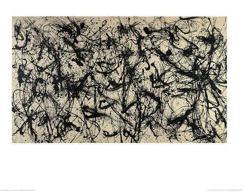 Jackson Pollock - Collection of Americain Masters - No. 32 -, Antiquités & Art, Art | Dessins & Photographie