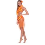 Hawaii Set Oranje Deluxe, Kinderen en Baby's, Carnavalskleding en Verkleedspullen, Verzenden, Nieuw