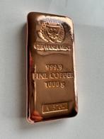 2 x 1 kilogram koperen bar.999 Germania Mint. (Zonder