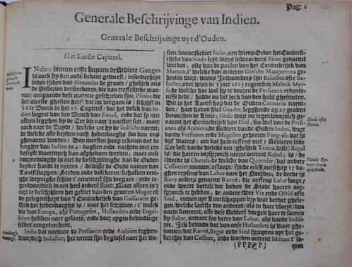 Isaac Commelin - Generale Beschrijvinghe van Indien, (...) -, Antiquités & Art, Antiquités | Livres & Manuscrits