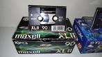 Maxell XLll 90 + TDK SA90 TYPE ll In Box - Diverse titels -, TV, Hi-fi & Vidéo