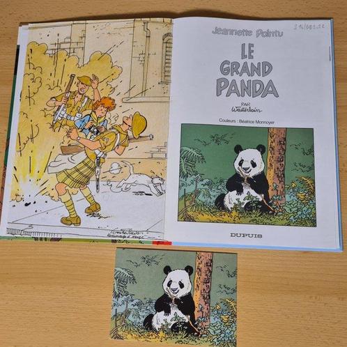 Jeannette Pointu T14 - Le Grand panda + dédicace - Hommage à, Boeken, Stripverhalen