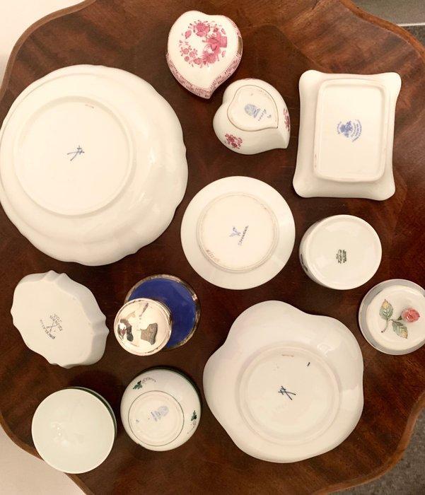 Herend, Meissen - Set kommen (9) - Porselein, Antiek en Kunst, Antiek | Glaswerk en Kristal