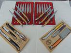 Bestekset - Groot assortiment van 18 messen + 2 kaasdozen
