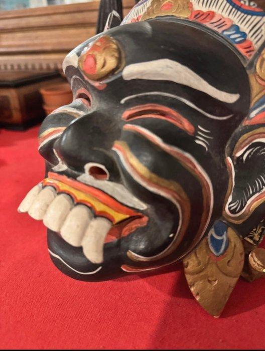 Masque cérémonial balinais de style Rangda, en bois, Antiek en Kunst, Kunst | Niet-Westerse kunst