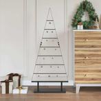 vidaXL Metalen kerstboom met standaard Zwart 125 cm Staal, Diversen, Verzenden, Nieuw