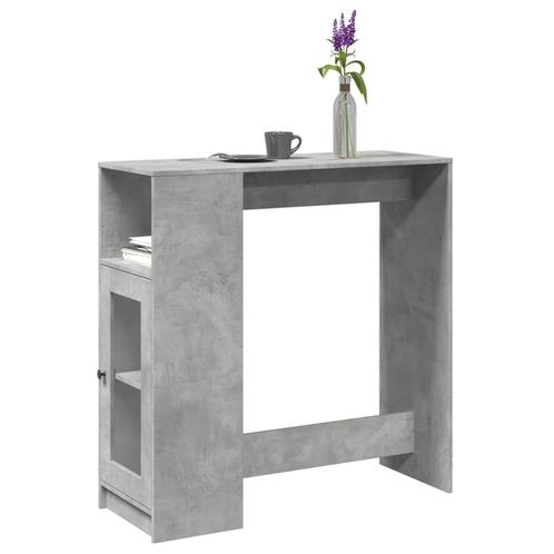 vidaXL Bartafel met rekken 101x40x103,5 cm bewerkt hout, Huis en Inrichting, Tafels | Eettafels, Nieuw, Verzenden