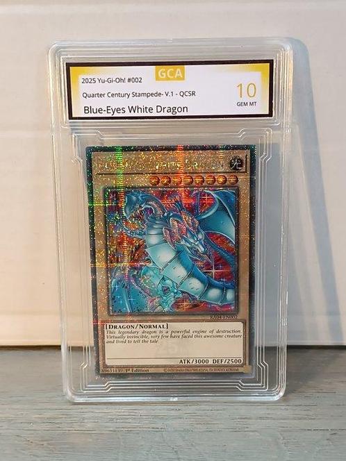Konami - 1 Card - Yu-Gi-Oh! - Blue-Eyes White Dragon -, Verzamelen, Overige Verzamelen