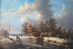 Hollandse School (XIX) - Winters landschap, Antiek en Kunst