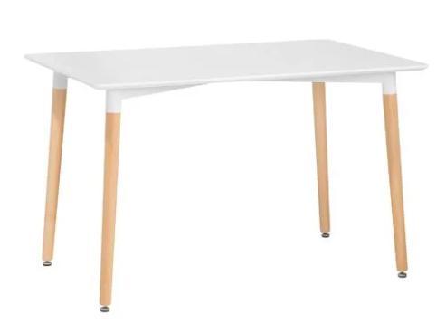 Moderne tafel - 120x80 cm - wit -Scandinavisch design, Maison & Meubles, Tables | Tables à manger, Enlèvement ou Envoi