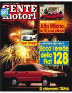 1986 GENTE MOTORI MAGAZINE 175 ITALIAANS, Boeken, Ophalen of Verzenden, Nieuw
