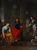 Erasmus II Quellinus (1607-1678), Kring van - Cristo en casa, Antiek en Kunst