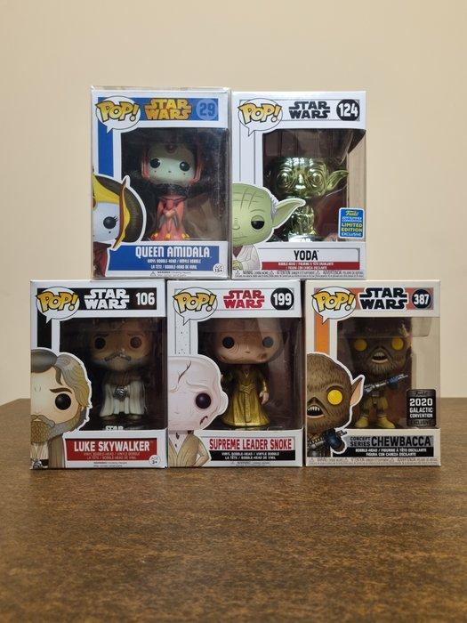 Funko - Funko Pop STAR WARS - Queen Amidala 29 - Luke, Antiek en Kunst, Antiek | Speelgoed