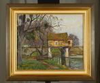 Albert Malet (1905-1986) - Moulin ancien sur la Seine à, Antiek en Kunst
