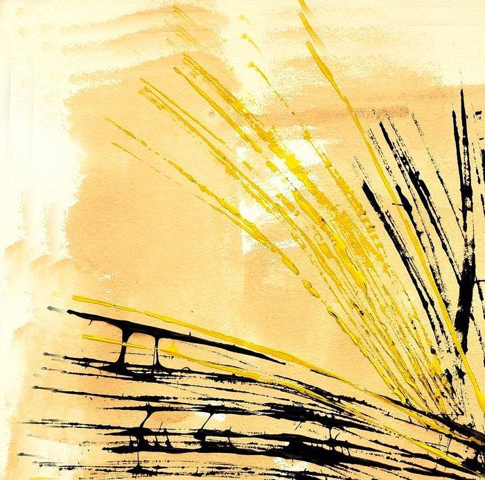 Albizen (1949) - Bouquet dor - Tribute to Hartung, Antiek en Kunst, Antiek | Overige Antiek