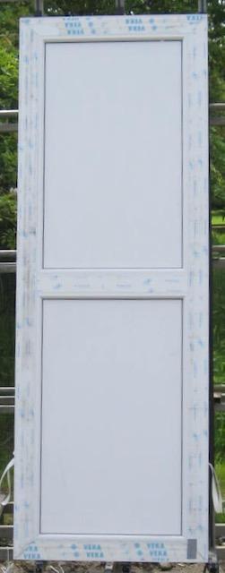 pvc raam , chassis , kader , paneel  75 x 214 wit, Doe-het-zelf en Bouw, Raamkozijnen en Schuifdeuren, Inclusief glas, Nieuw, Kunststof