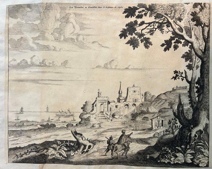 Italië - Gaeta; Joan Blaeu (1596–1673) - L’Abbazia della, Boeken, Atlassen en Landkaarten