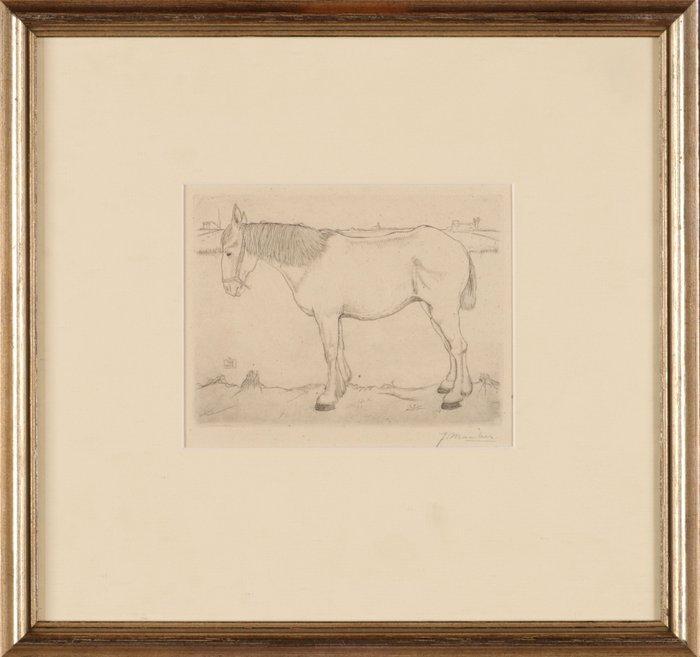 Jan Mankes (1889-1920), (after) - Staand Paard, Antiek en Kunst, Antiek | Overige Antiek