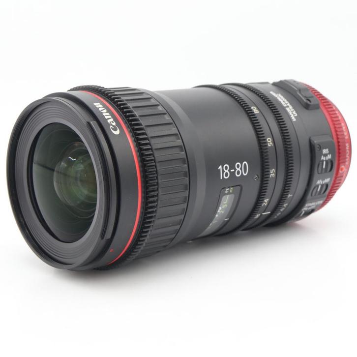 Canon CN-E 18-80mm T4.4 L iS KAS S Compact-Servo |, Audio, Tv en Foto, Foto | Lenzen en Objectieven, Zo goed als nieuw, Verzenden