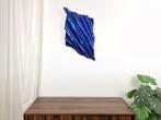 José Soler Art - Steel Silk. Dark Blue (Wall Sculpture)