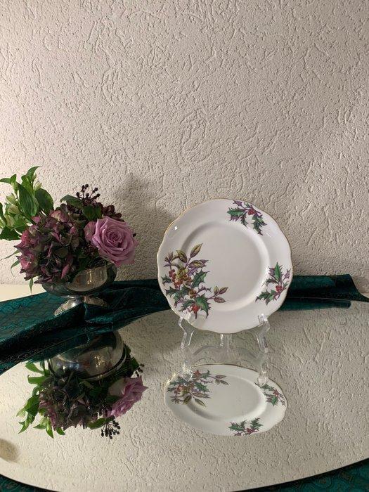 Royal Albert - Gebak/taartset (5) - Holly - Porselein, Been, Antiek en Kunst, Antiek | Meubels | Tafels