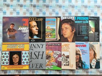 Johnny Cash Related, John Denver - 12 x Lp including 1 x