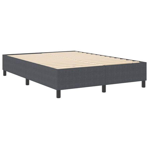 Donkergrijs Boxspring 140x200 | OP = OP | Slimme Koop Nu!, Huis en Inrichting, Slaapkamer | Bedden, Overige maten, Overige maten