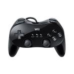 Wii Classic Pro Controller Zwart (Wii Accessoires), Games en Spelcomputers, Ophalen of Verzenden, Zo goed als nieuw