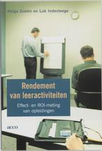 Rendement van leeractiviteiten 9789033456671 H. Gielen, Verzenden, Gelezen, H. Gielen