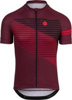 AGU Striped Fietsshirt Essential Heren - Rood - M, Fietsen en Brommers, Verzenden, Nieuw