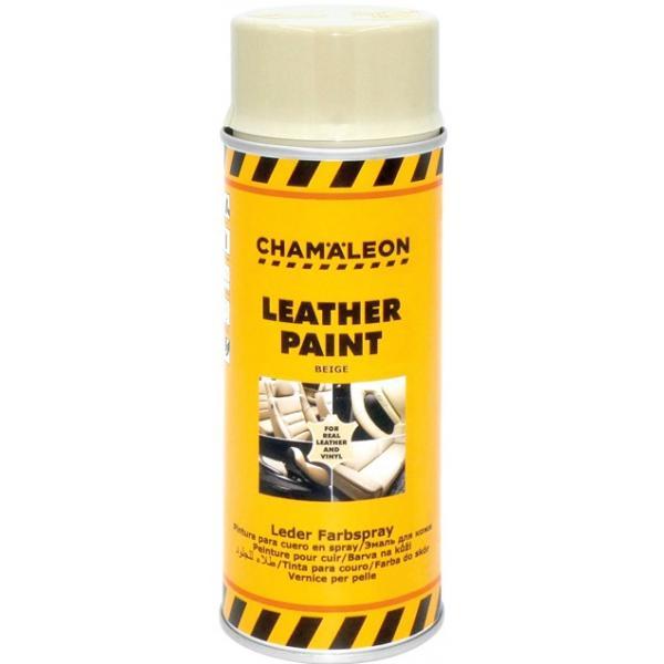Leerverf beige / tan spuitbus 400 ml - Chamäleon, Autos : Divers, Outils de voiture, Envoi