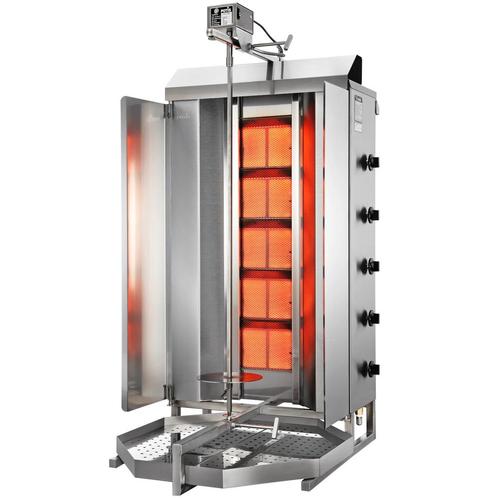 Dönergrill | STANDARD | Gas | 5 Branders | 17.5kW (5x, Zakelijke goederen, Horeca | Keukenapparatuur, Nieuw in verpakking, Verzenden