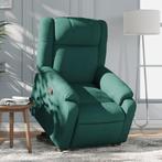 vidaXL Fauteuil inclinable vert foncÃ© tissu, Verzenden