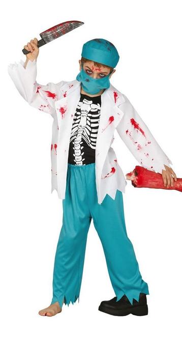 Dokter Halloween Kostuum Kind zombie, Verzenden, Nieuw